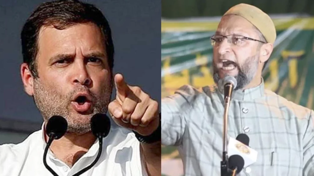 Rahul Gandhi And Asaduddin Owaisi