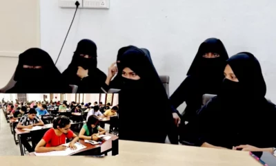 no enrty for hijab girls in cet exam hall