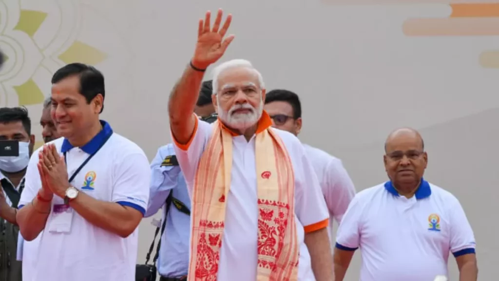 modi in mysuru guardian ring of yoga