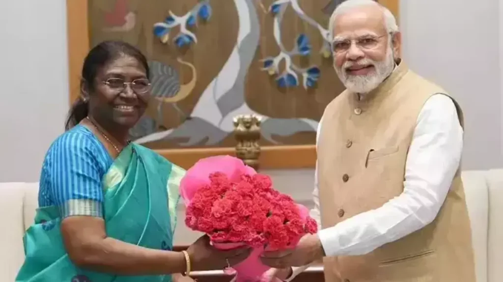 modi meets murmu