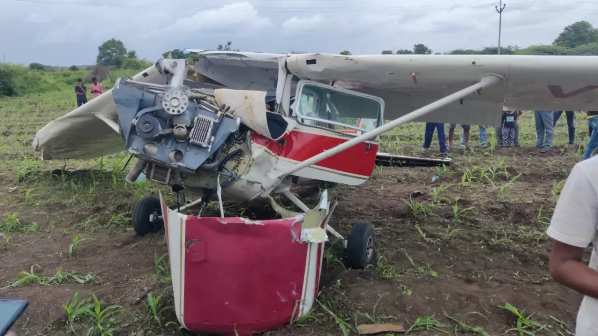 Aircraft crash near pune