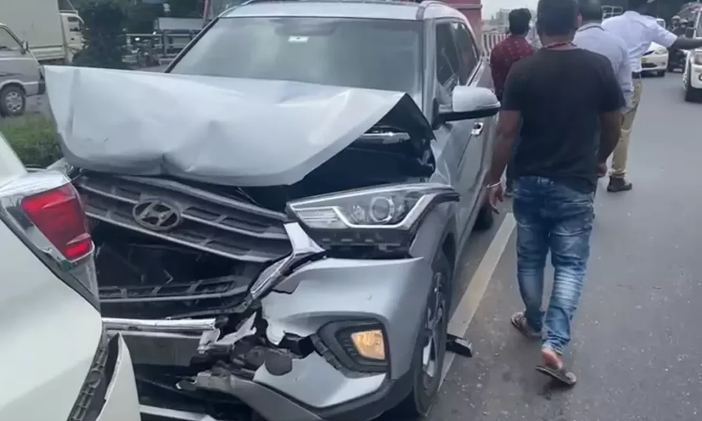 hebbal road accident