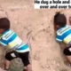 Boy Cry for His Mother