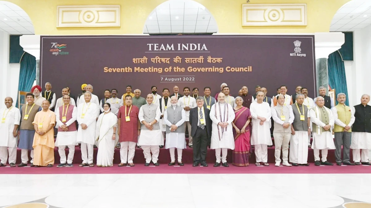 PM Narendra Modi at NITI Aayog meet IN Delhi