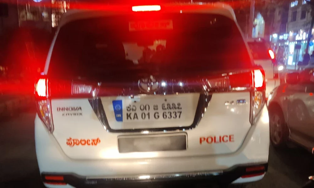 traffic police car