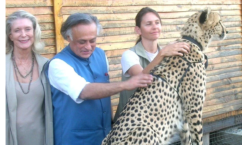 Congress takes credit of Project Cheetah Tweet a Photo