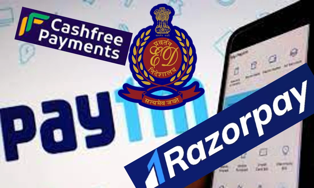 ED raid paytm razorpay