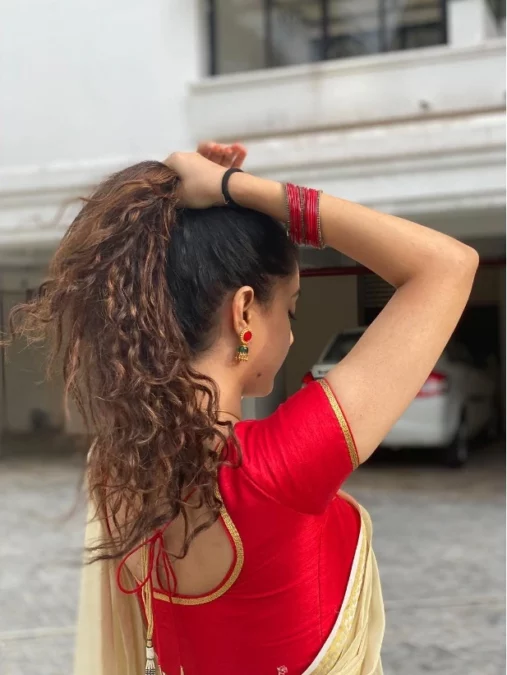 Festive Saree match