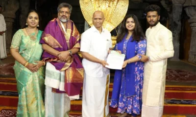 Chennai Based Muslim couple donates 1 crore RS to Tirumala Tirupati Devasthanams