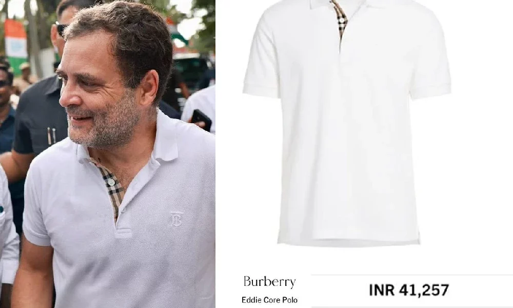 Rahul Gandhi's t shirt costs Rs 41k Say BJP