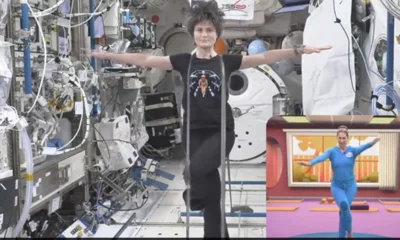 yoga in space