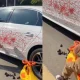 Viral Video A Boy Scribbles On Car With Lipstick