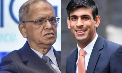 Infosys cofounder Narayana Murthy congratulates Rishi Sunak