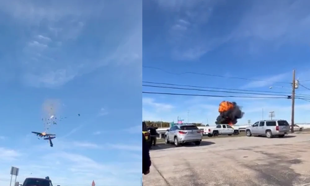 2 Plane crash in Dallas airshow In texas
