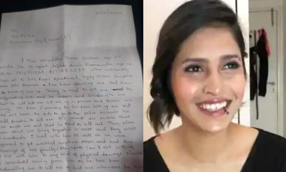Shraddha Wrote Letter to Police Against Aftab In 2020