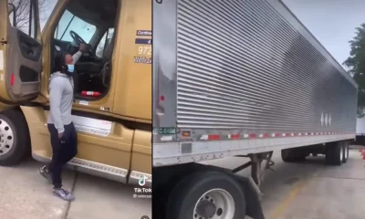 Man Moved 18-Wheeler Truck Into Parking space