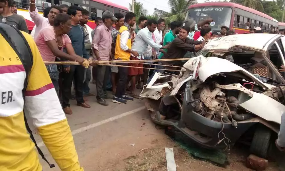 Accident vijayanagara