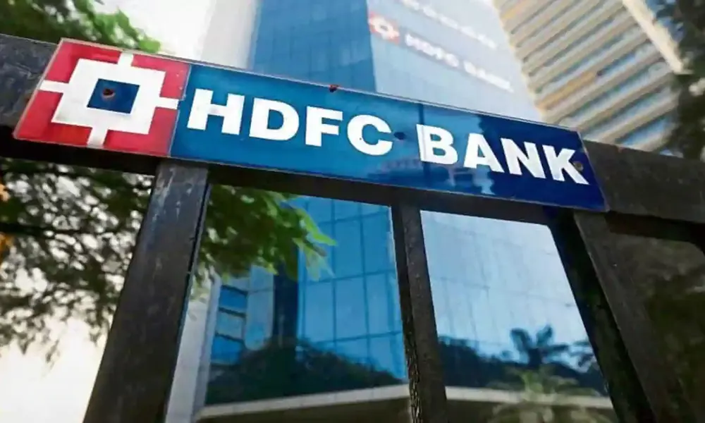 Stock market fells and HDFC Bank Wipes Off Rs 93,000 Crore In Market Value