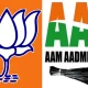 neck and neck battle Fight Between AAP And BJP In Delhi MCD Polls
