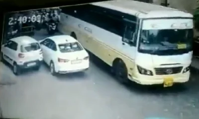 Old Man makes narrow escape In Mumbai