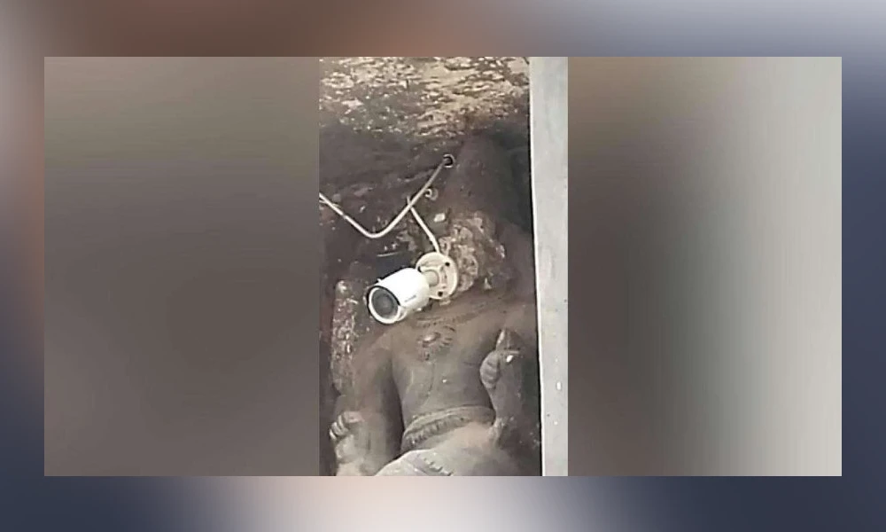 CCTV On Deity's Face In Tamilnadu