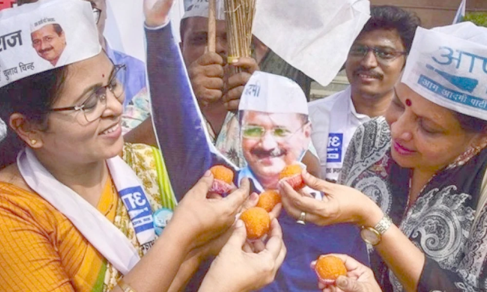 Delhi MCD Election Result AAP Crosses Winning Mark 126