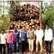 Tree Thieves Acacia, Nilgiri pulpwood seized CID Police