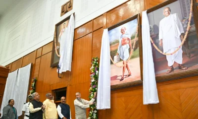 Belgavi session seven photos of eminent personalities unveiled in belagavi suvarna soudha