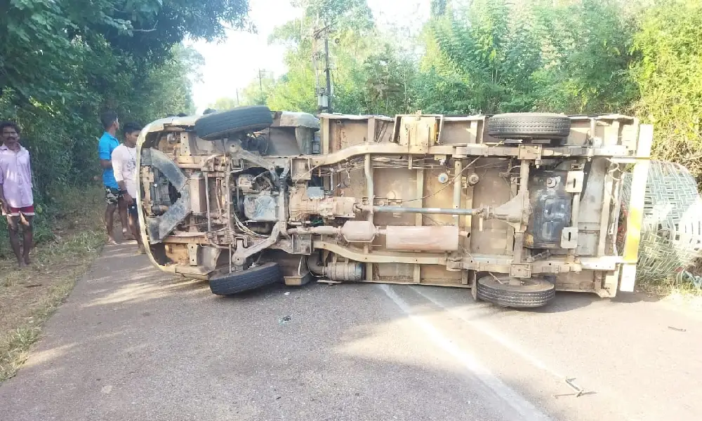 bus accident ಹೊನ್ನಾವರದಲ್ಲಿ ಶಾಲಾ ಬಸ್‌ ಅಪಘಾತ 