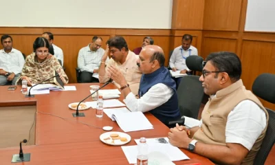 covid-19-minister-sudhakar-meeting-with-officials