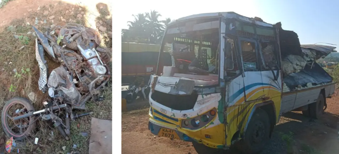 lorry -bike accident