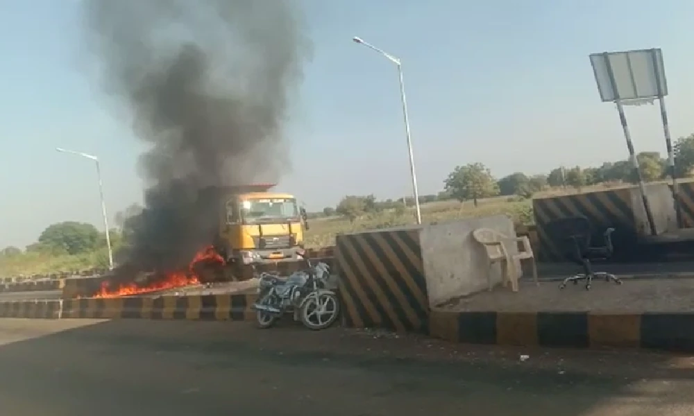 Lorry Fire