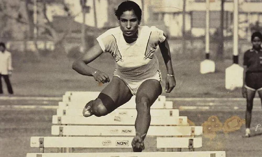 P. T. Usha hurdles running