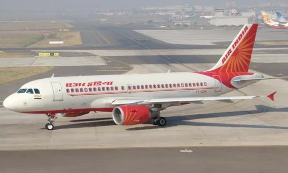 A Man pees on female passenger In Air India Flight