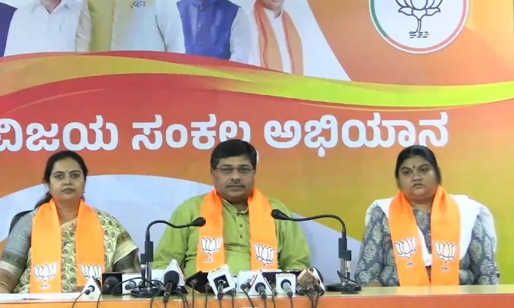 karnataka-election-BJP mahila morcha national executive to be held in tumakur