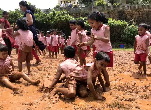 Child Mud Play 