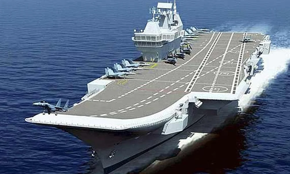 Aircraft carrier INS Vikramaditya karwar