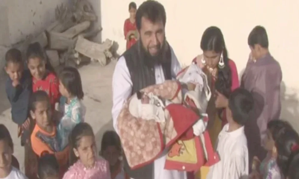 Man with 3 wives welcomes 60th child Pakistan