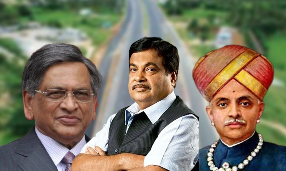 SM Krishna @ Bengaluru-Mysore Expressway