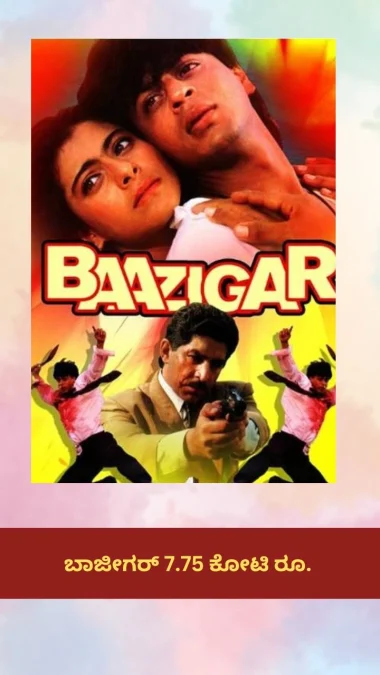 Shahrukh Khan bazzigar collection