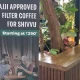 Ajji Approved Filter Coffee priced at 290 rs and Internet Baffled
