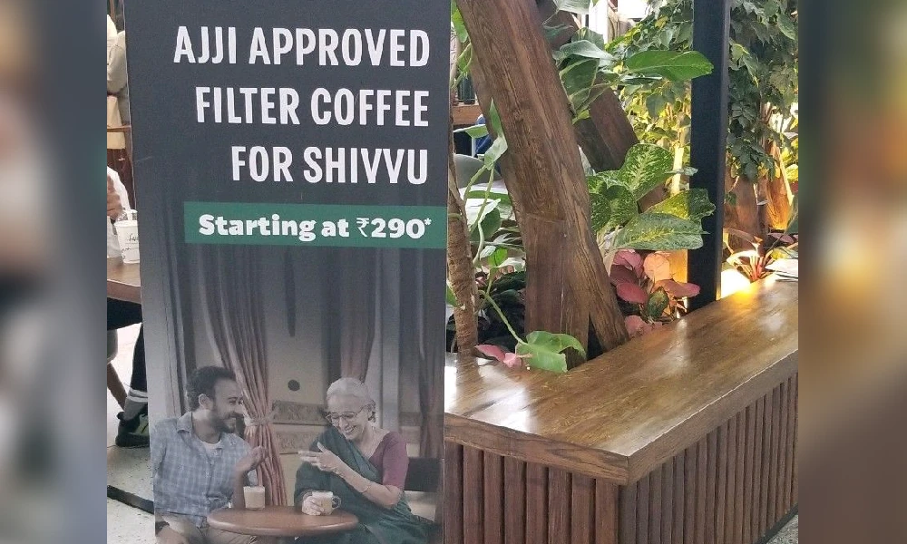 Ajji Approved Filter Coffee priced at 290 rs and Internet Baffled