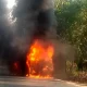 Truck catches fire yallapur