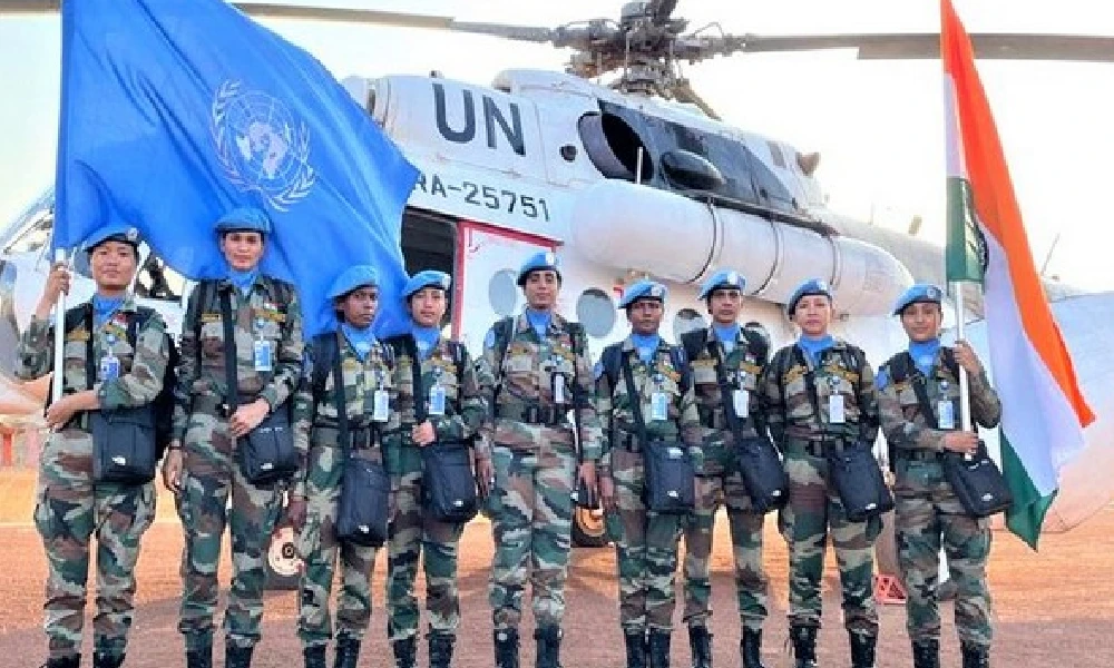 Women platoon land in Abyei UN Mission