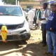 Former MLA V S Patil car acccident mundagoda