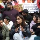 vinesh phogat at wrestlers protest against Brij Bhushan Sharan