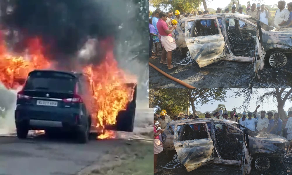 car fire accident