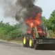 fire tractor in raichur
