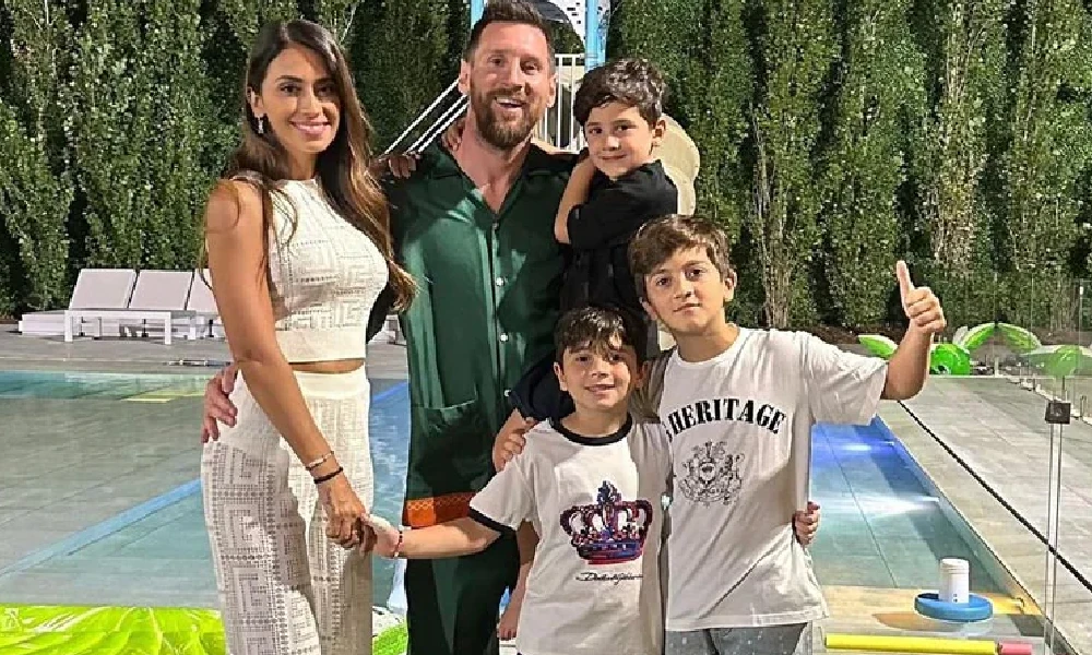 Lionel Messi And Family