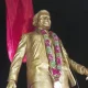 Appu's statue unveiled at Bellary district stadium Ashwini Puneeth Rajkumar gets emotional
